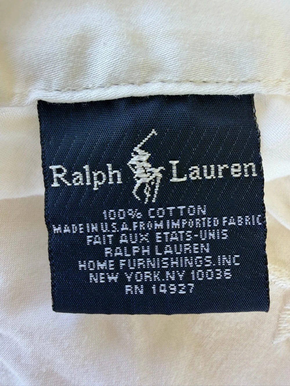 RARE Ralph Lauren Desert Palm Embroidered Queen Flat Sheet Cotton Sateen NICE!